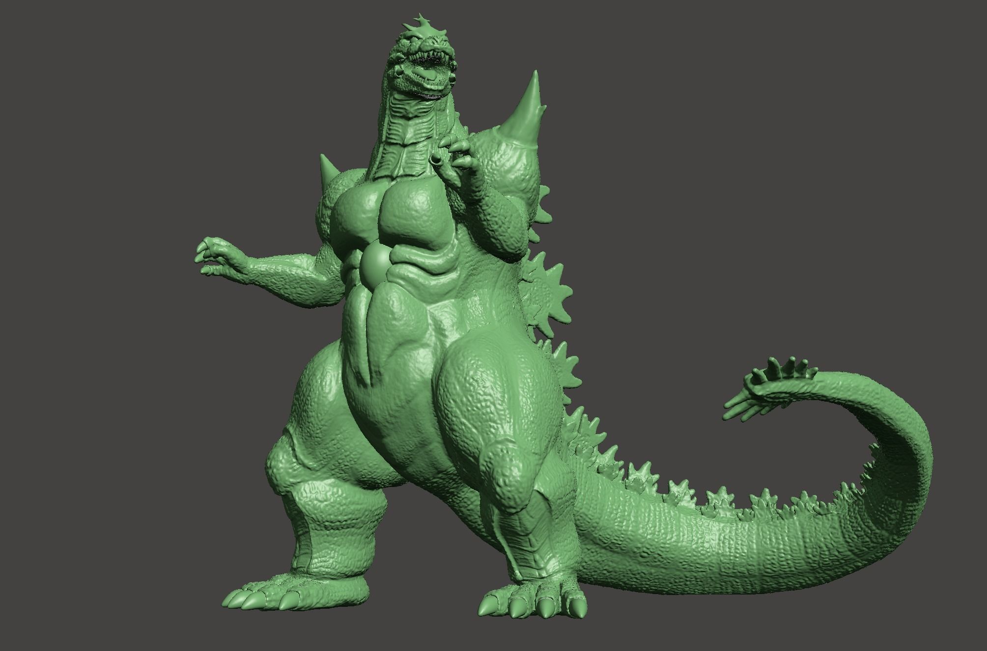 SUPER GODZILLA VS BAGAN -2 MODEL BUNDLE - ULTRA DETAILED STLs 3D print model_29
