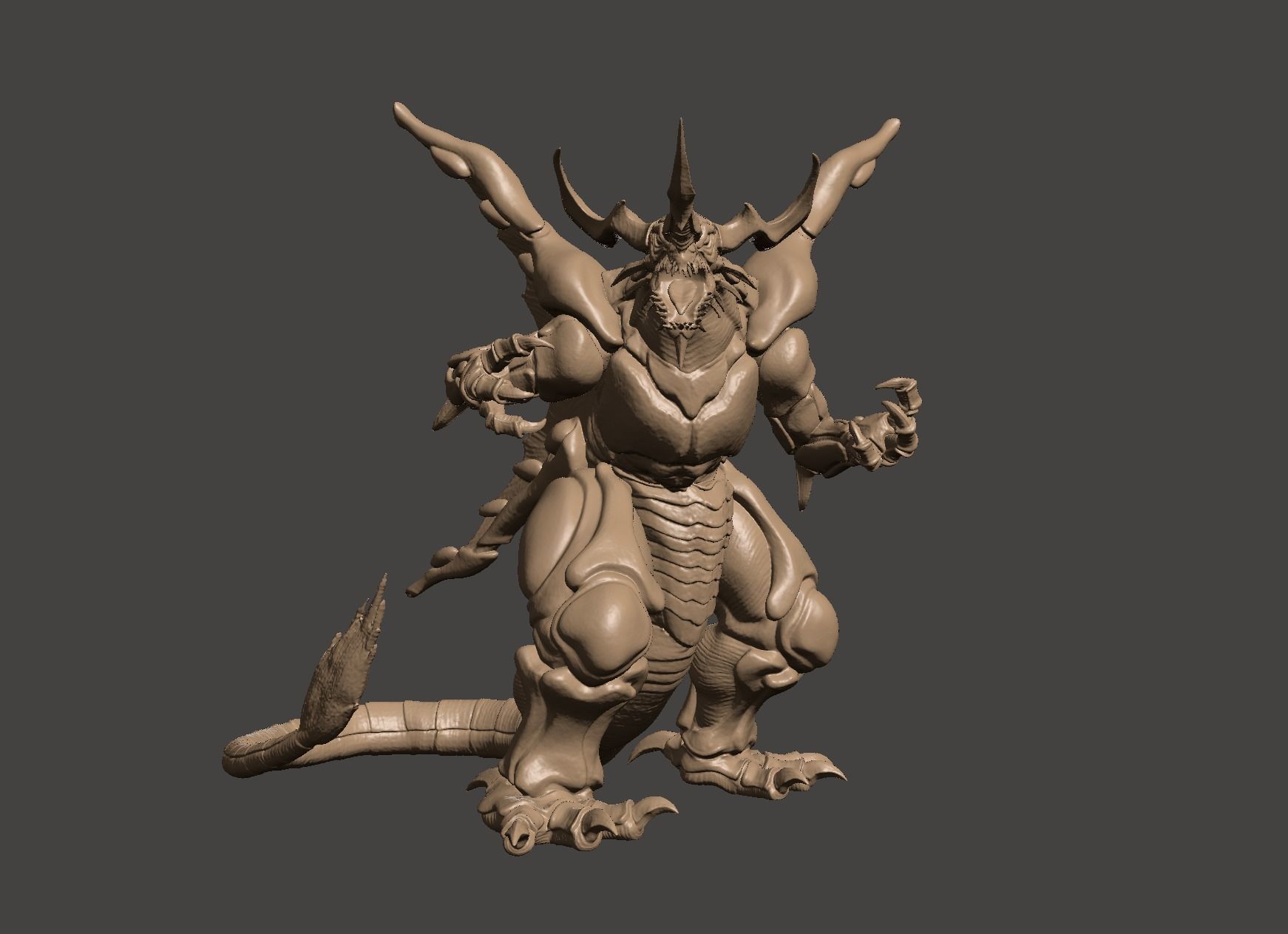 SUPER GODZILLA VS BAGAN -2 MODEL BUNDLE - ULTRA DETAILED STLs 3D print model_65