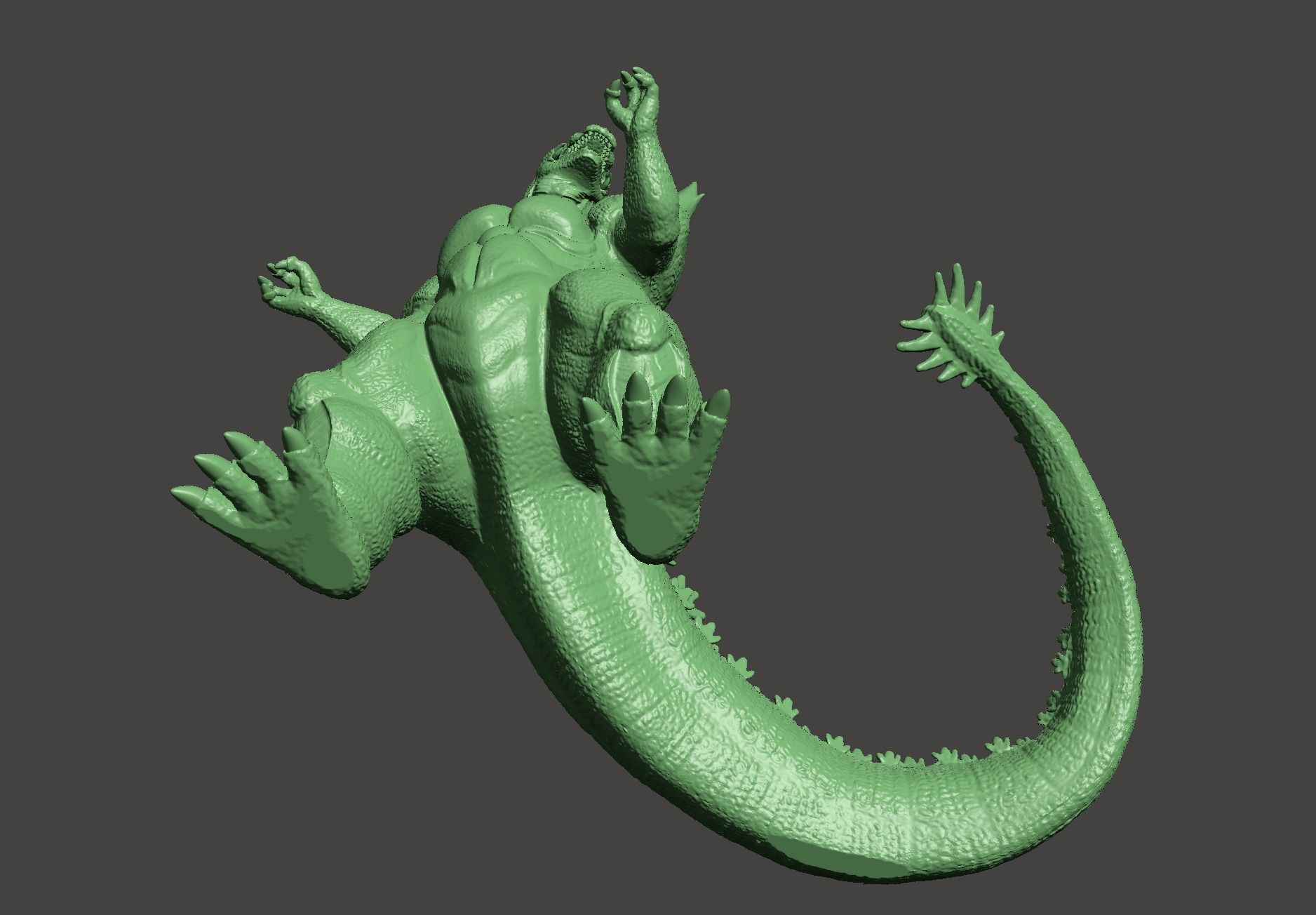 SUPER GODZILLA VS BAGAN -2 MODEL BUNDLE - ULTRA DETAILED STLs 3D print model_25