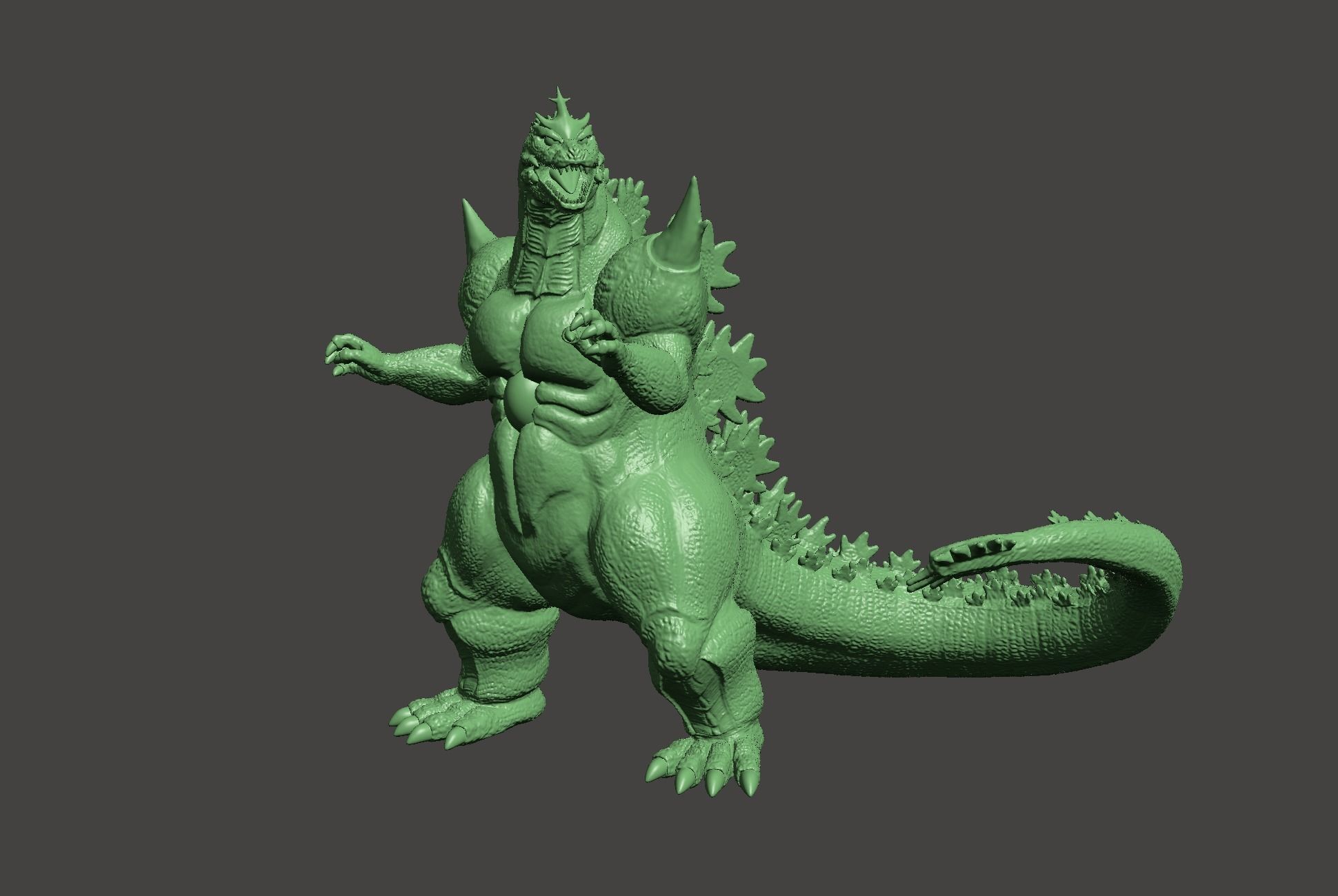 SUPER GODZILLA VS BAGAN -2 MODEL BUNDLE - ULTRA DETAILED STLs 3D print model_28