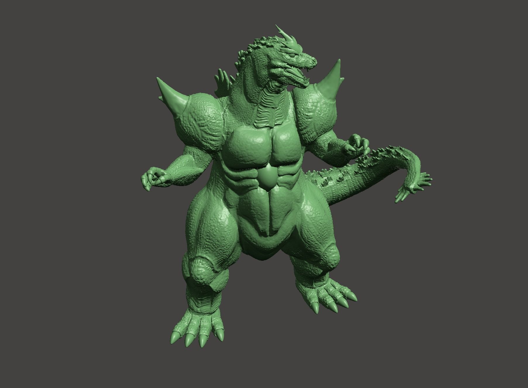 SUPER GODZILLA VS BAGAN -2 MODEL BUNDLE - ULTRA DETAILED STLs 3D print model_34