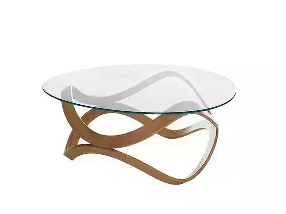 Modern Living Room Coffee Table - Newton Table Design Low-poly 3D model