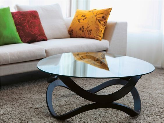 Modern Living Room Coffee Table - Newton Table Design Low-poly 3D model_3