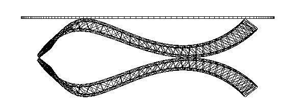Modern Living Room Coffee Table - Newton Table Design Low-poly 3D model_6