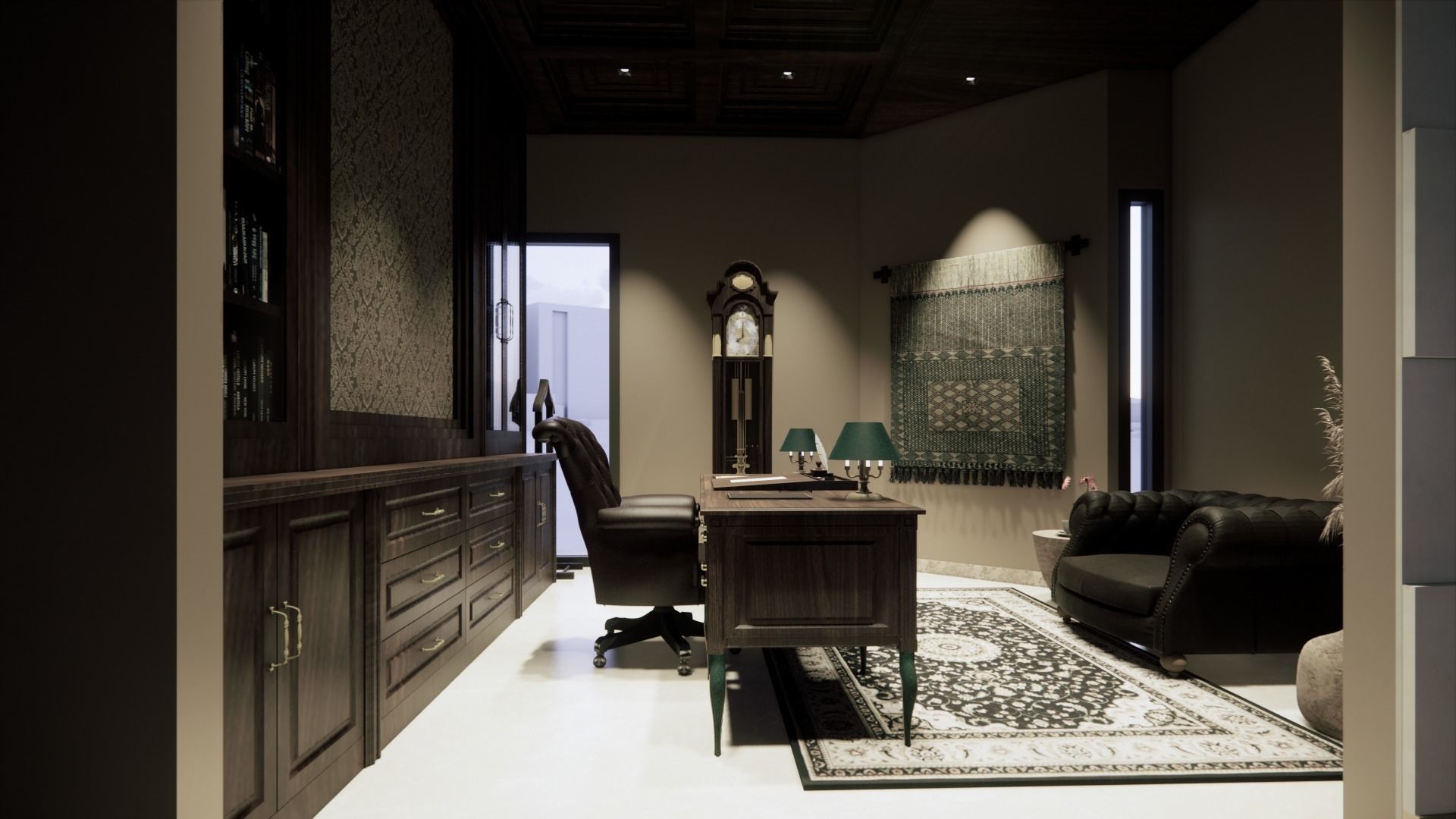 Home Office 3D model_2