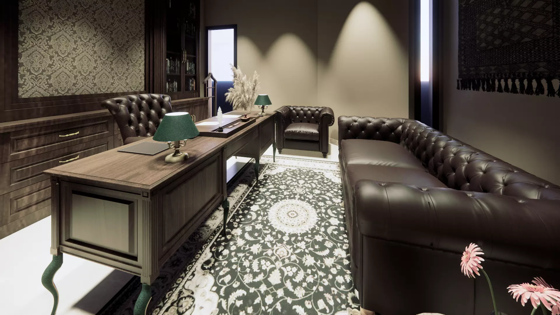 Home Office 3D model_0