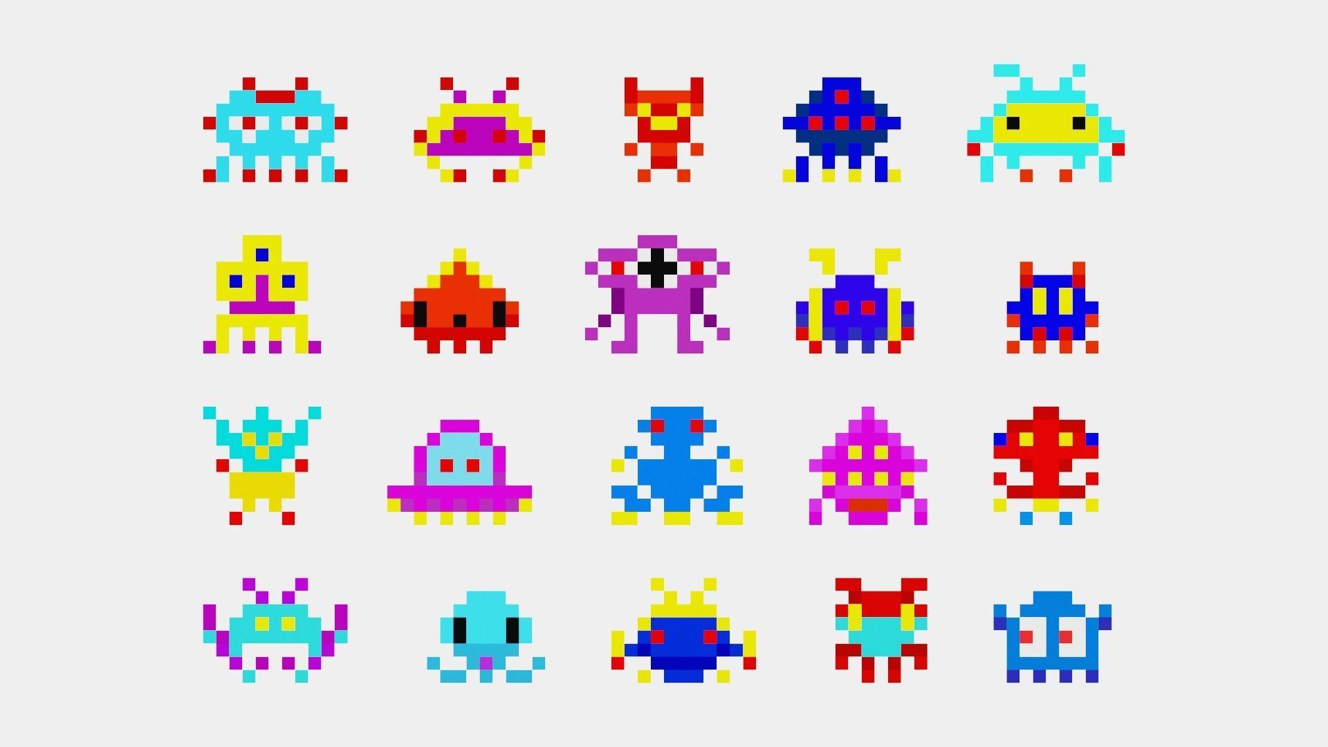 3D model Pixel Aliens VR / AR / low-poly | CGTrader