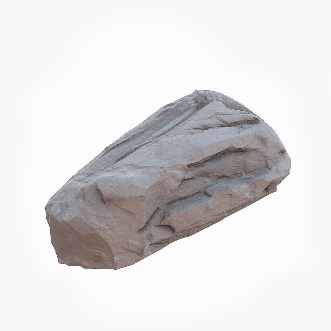 Mossy Boulders Collection Low-poly 3D model_30