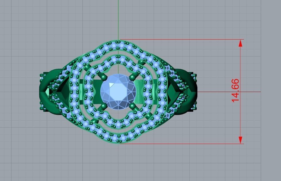 jewelry ring 3D print model_6