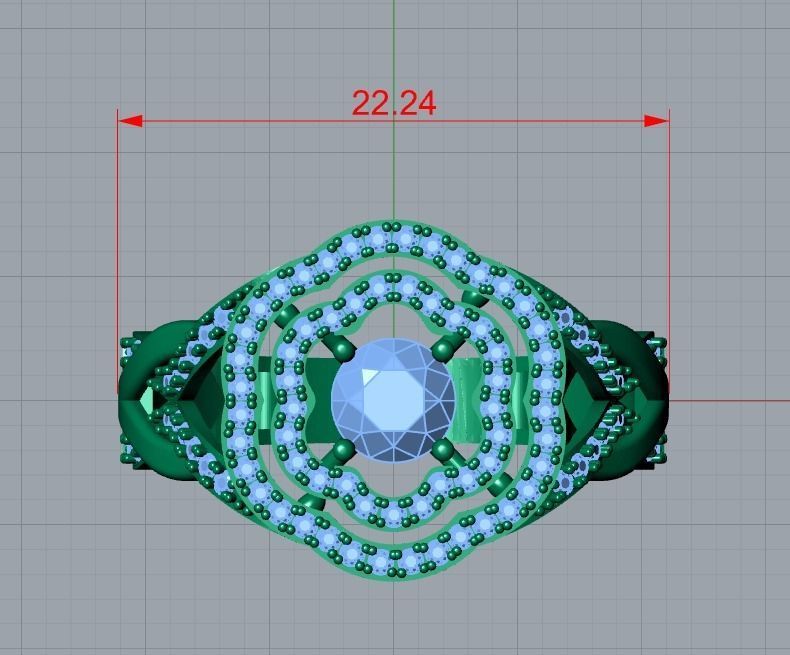 jewelry ring 3D print model_5