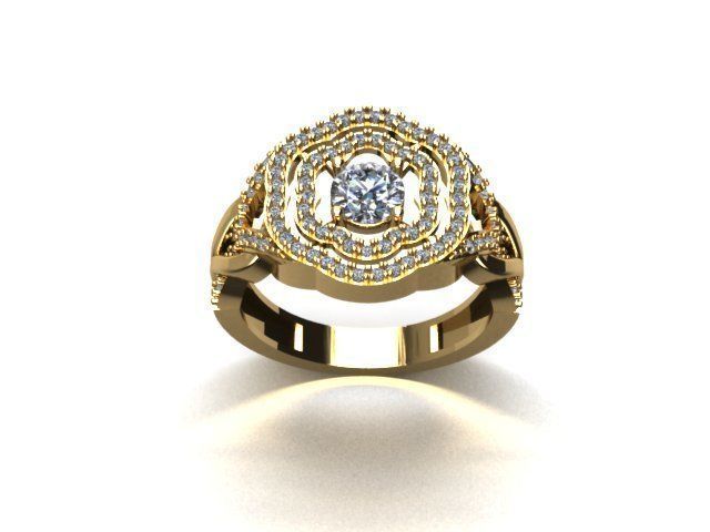 jewelry ring 3D print model_2