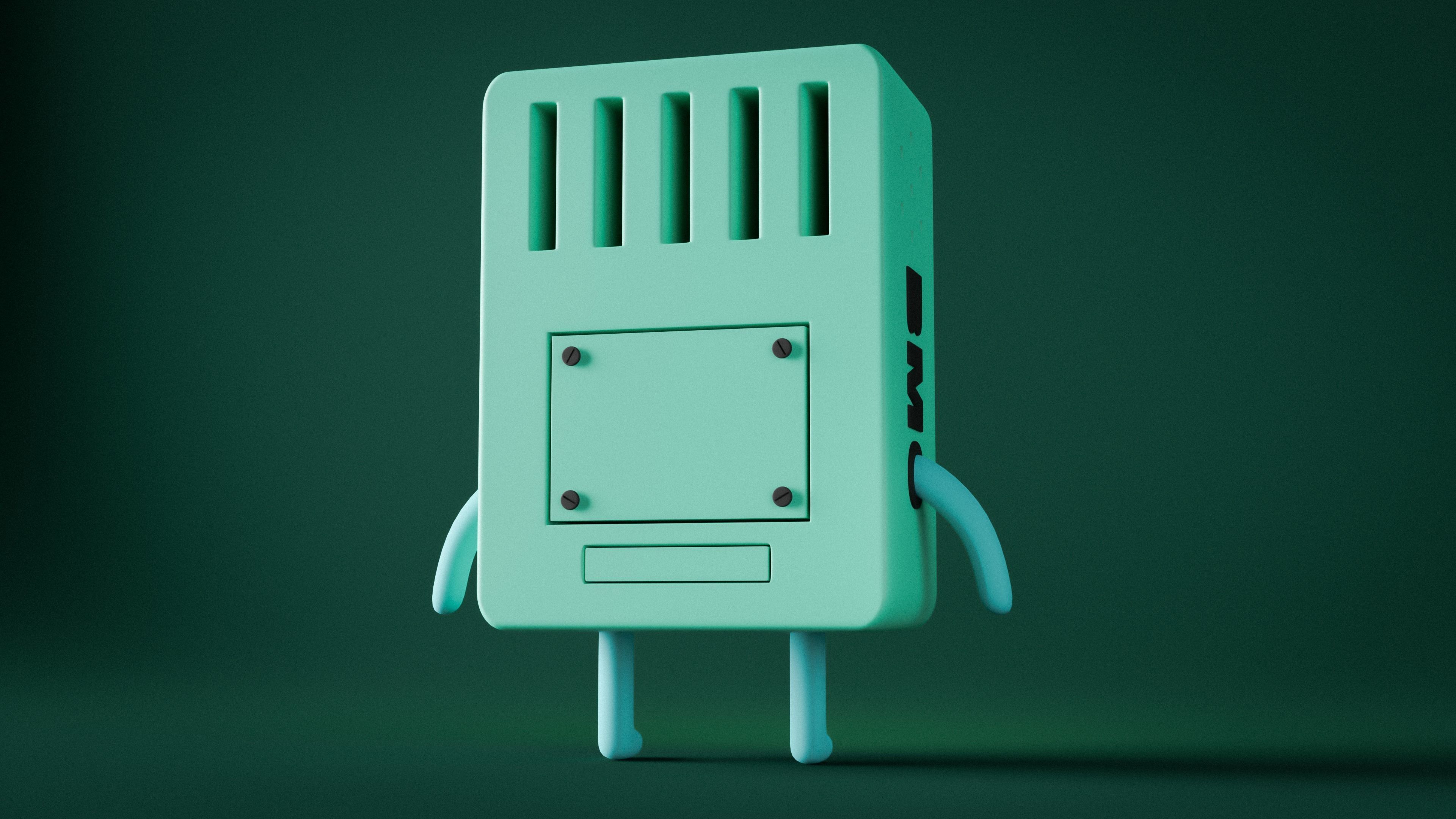 Adventure Time BMO Real Geometry 3D Model 3D model_1