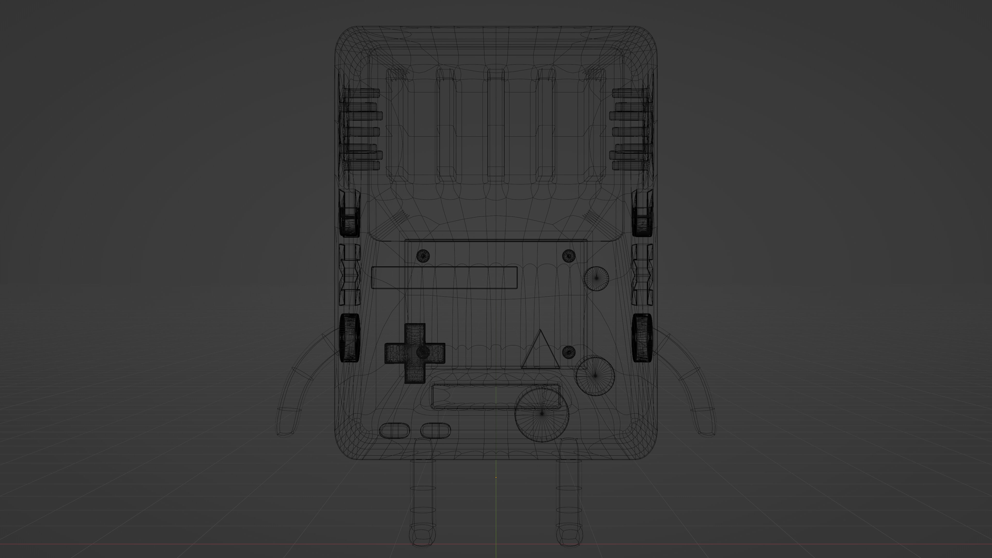Adventure Time BMO Real Geometry 3D Model 3D model_5
