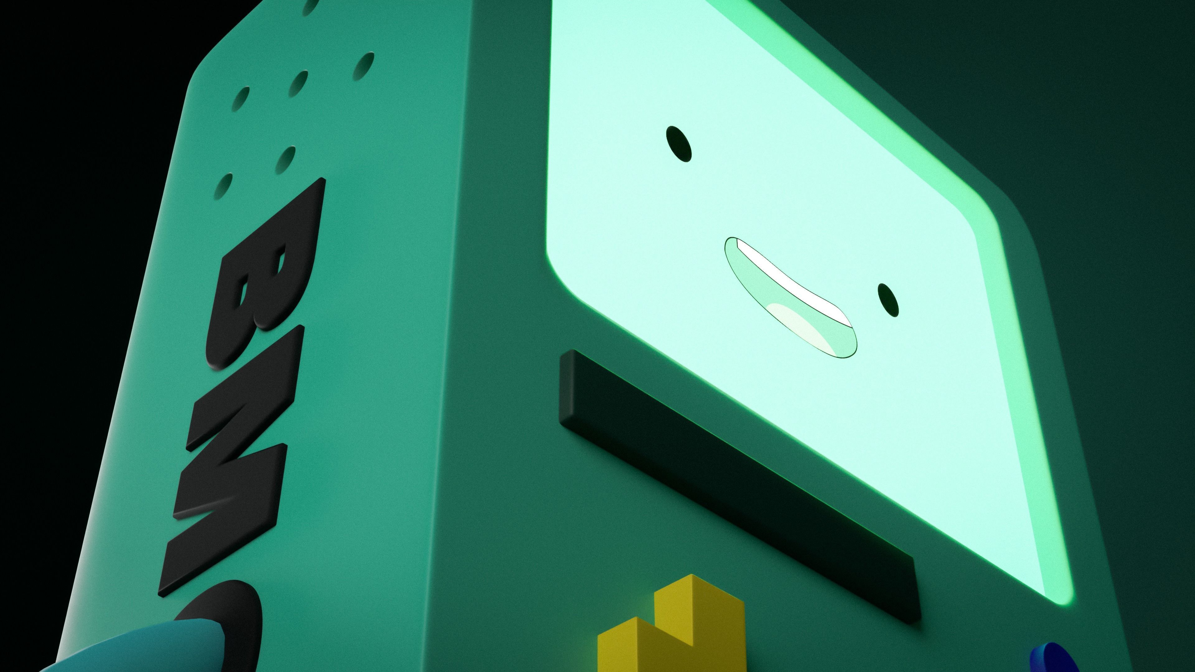 Adventure Time BMO Real Geometry 3D Model 3D model_3