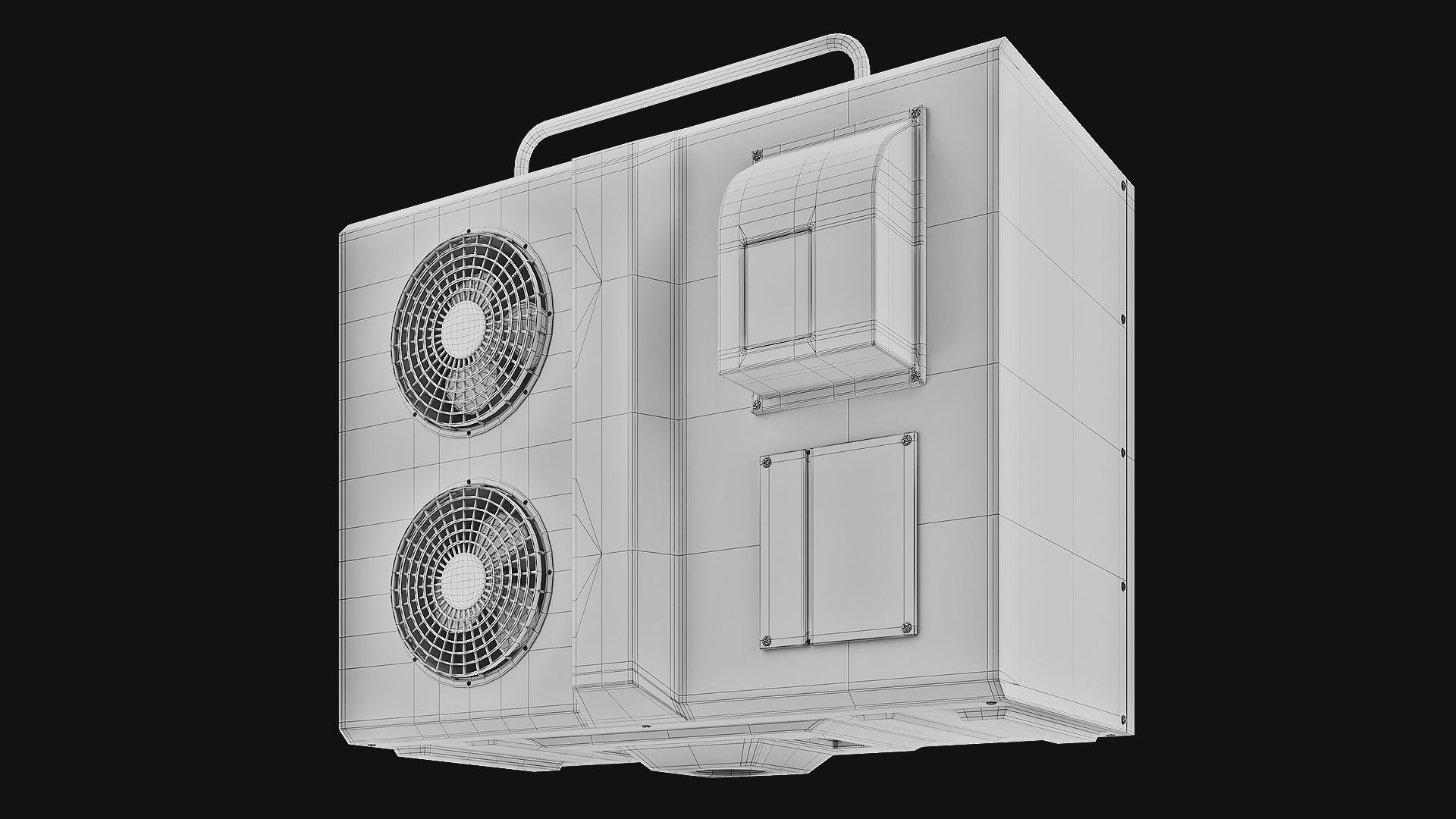 Sci-Fi air conditioner 06 3D model_3