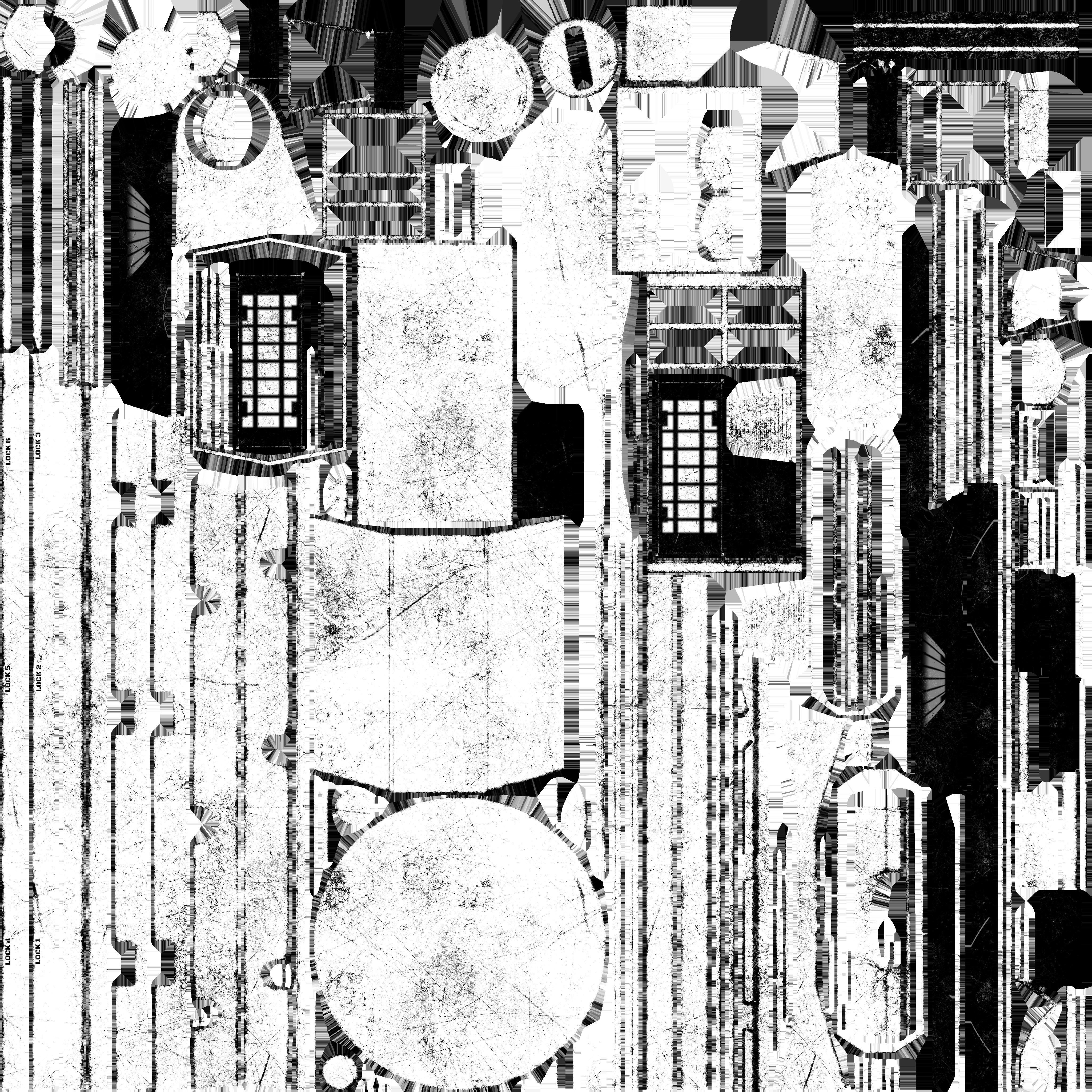 Sci-fi Turret for space ship or base Low-poly 3D model_16