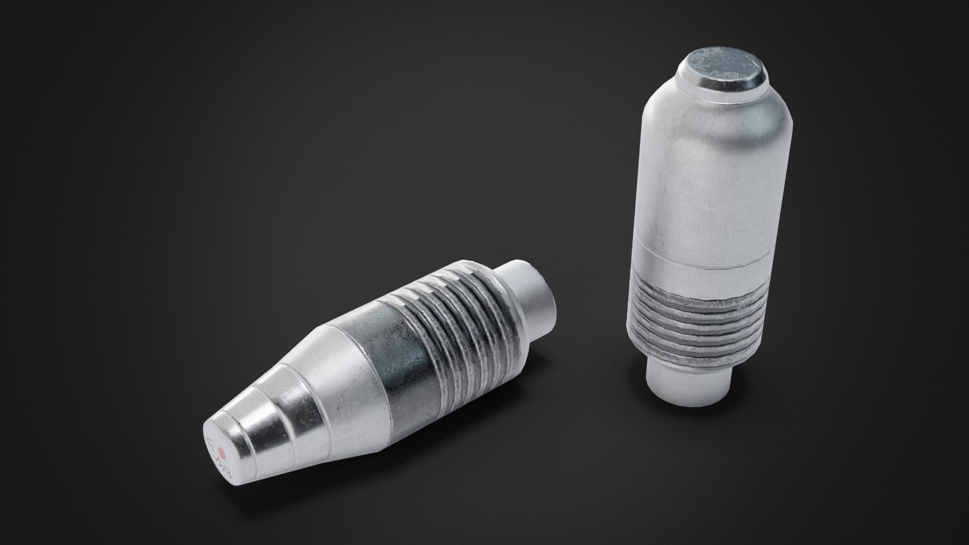 3D low-poly model of the RG-6 grenade launcher Low-poly 3D model_7