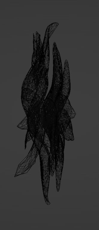 Poinsettia Flower 3D model_4