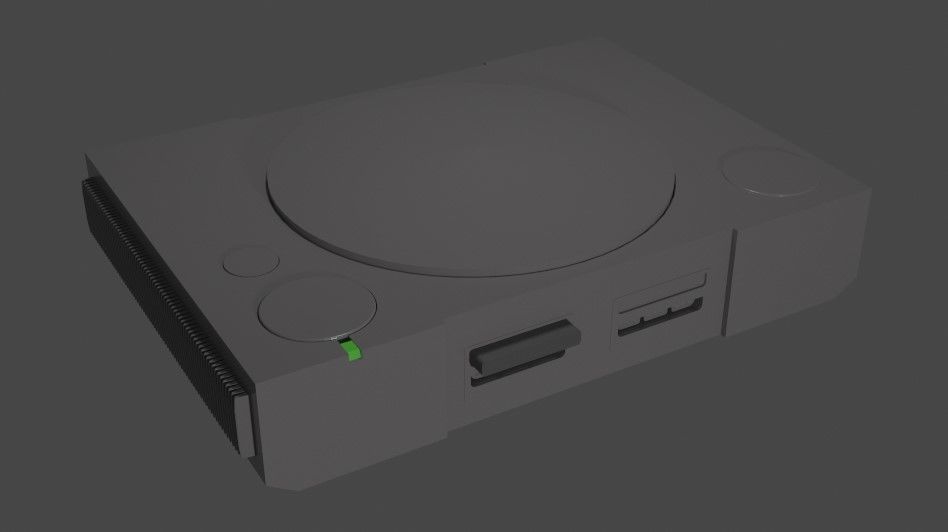 Game Console 3D model_3