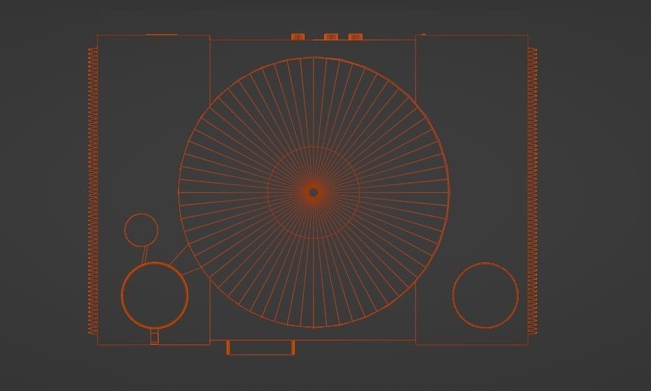 Game Console 3D model_8