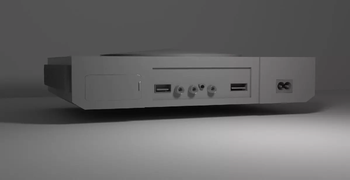 Game Console 3D model_0