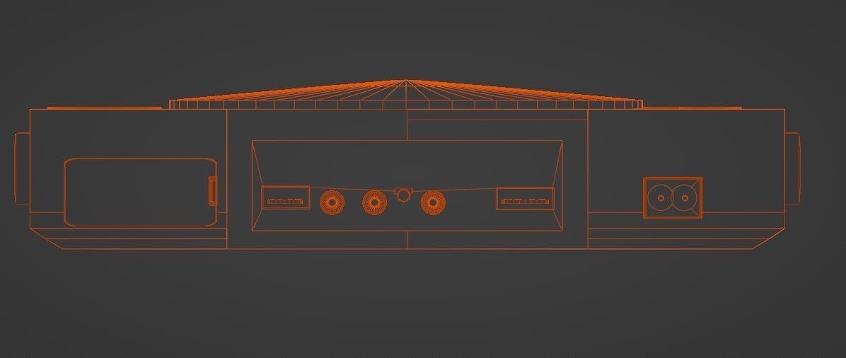 Game Console 3D model_7