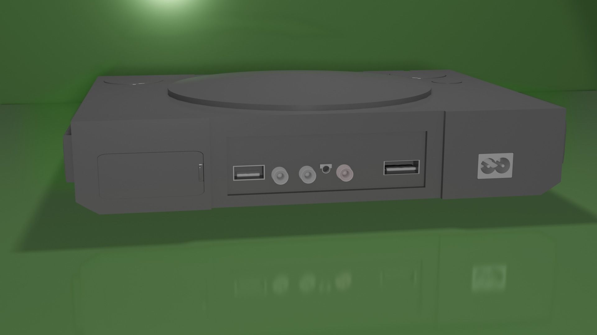Game Console 3D model_5