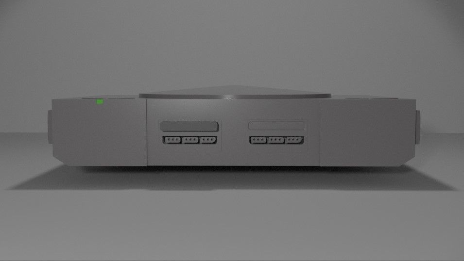 Game Console 3D model_2