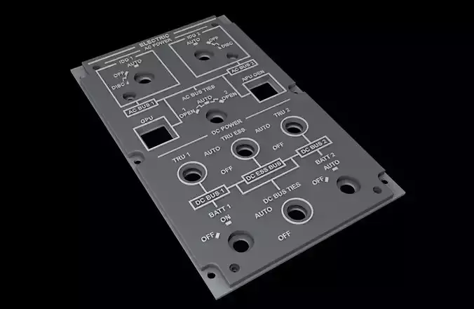 EMBRAER E1 OVERHEAD - ELECTRIC PANEL