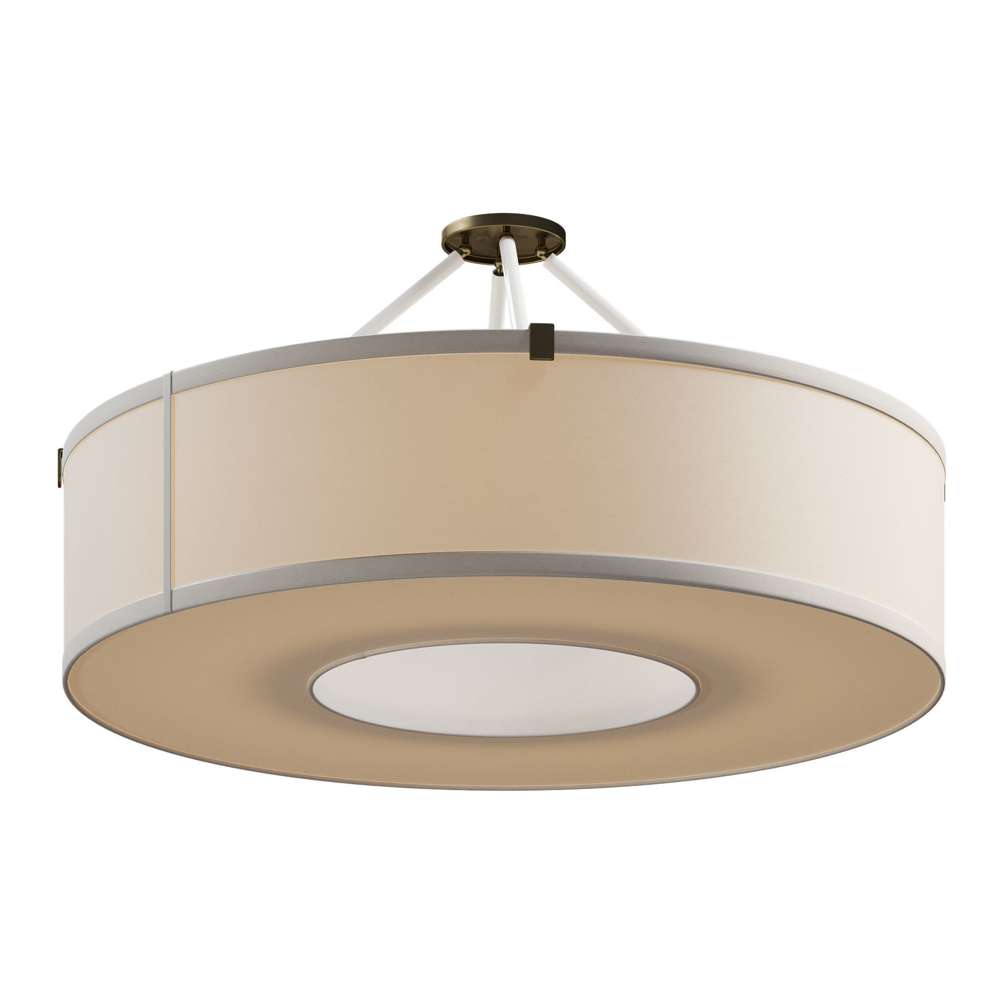 Donut Wafer Pendant 3D model_3