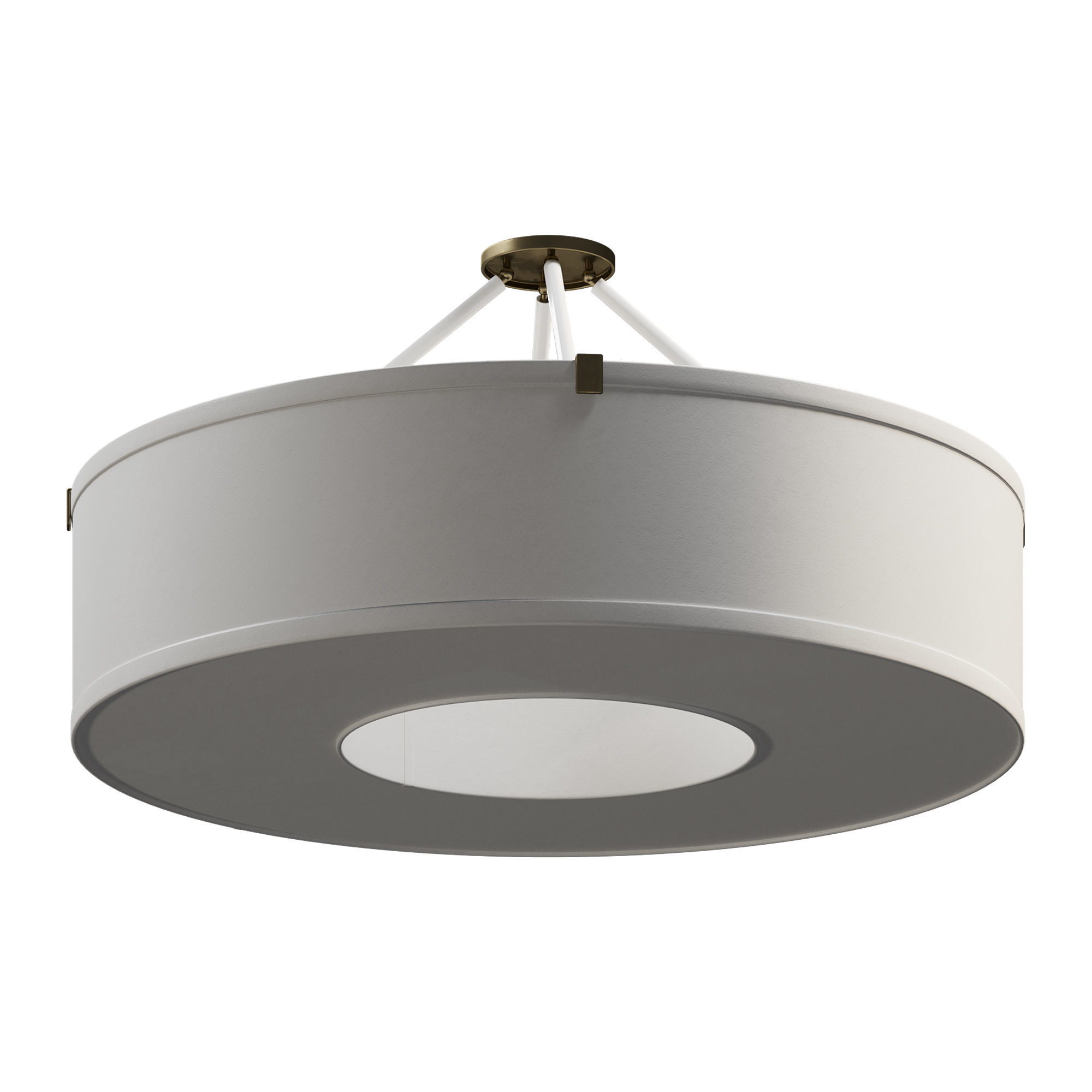 Donut Wafer Pendant 3D model_2