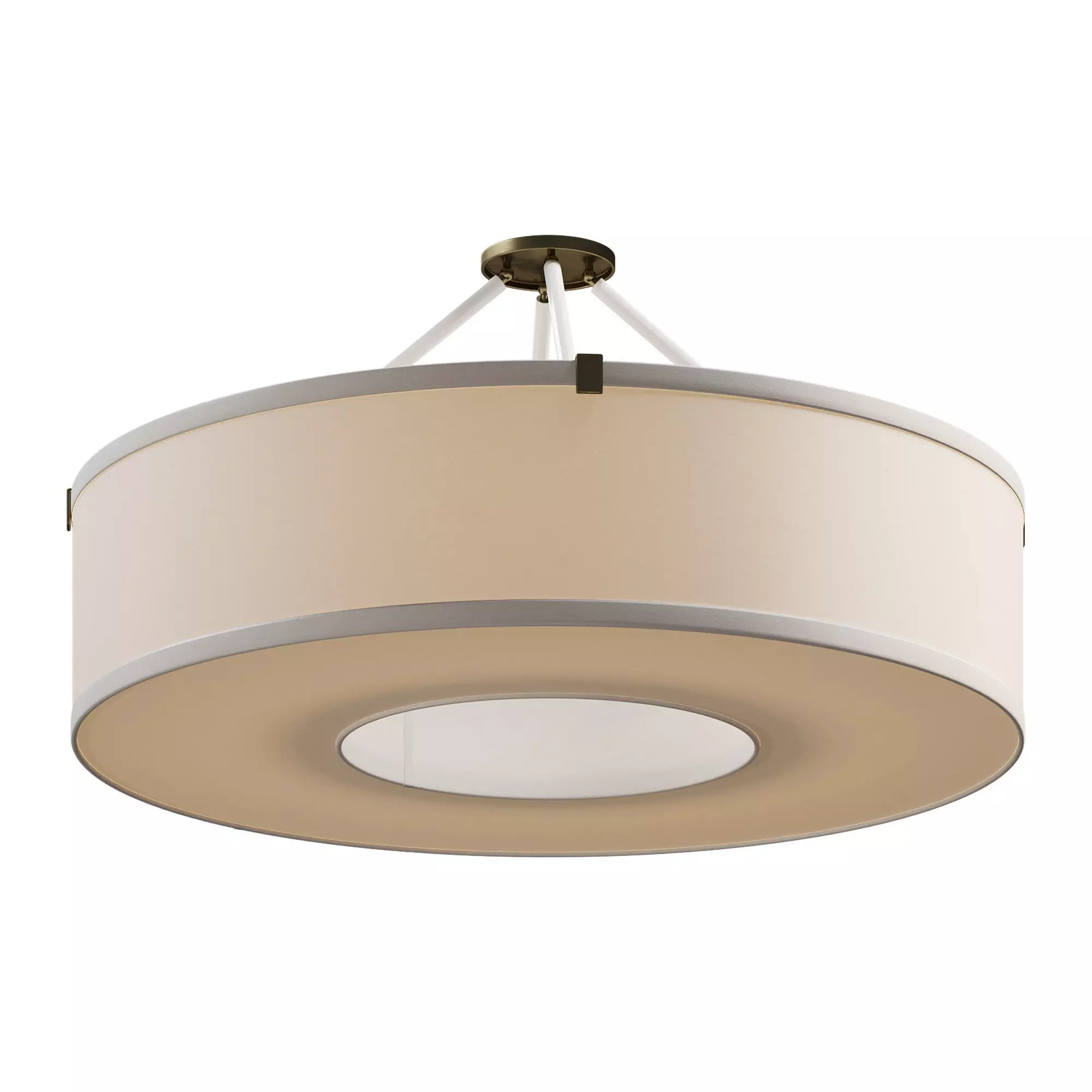 Donut Wafer Pendant 3D model_0