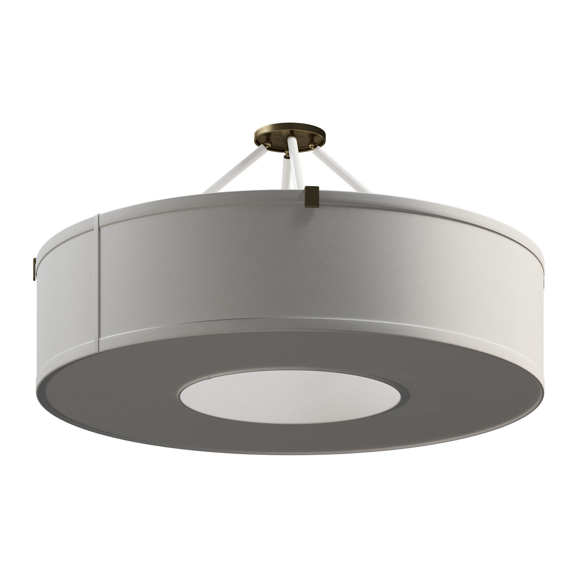 Donut Wafer Pendant 3D model_5