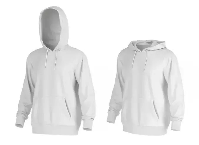 Hoodie Male 3D model