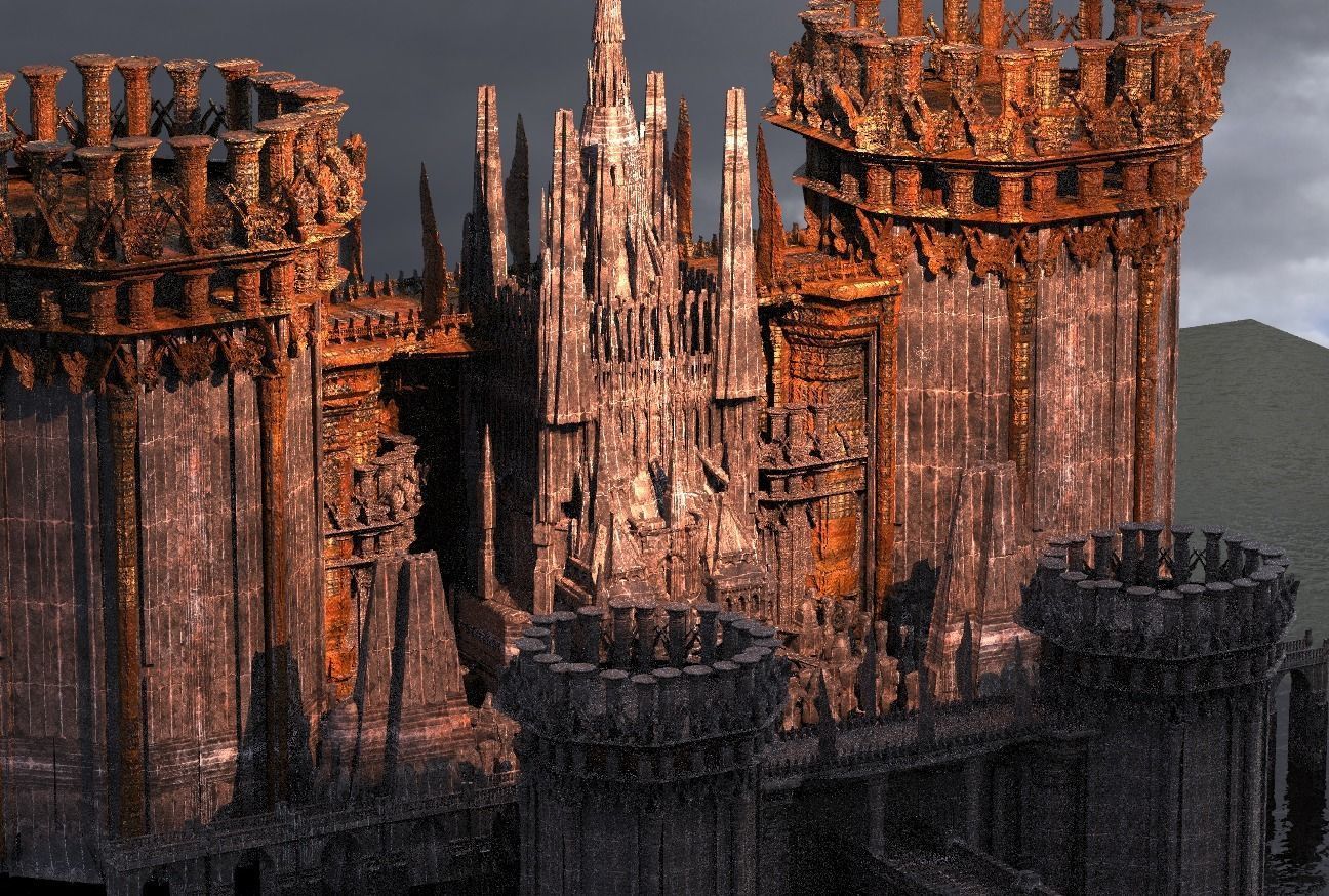 King Henry Fort Golden 3D model_1