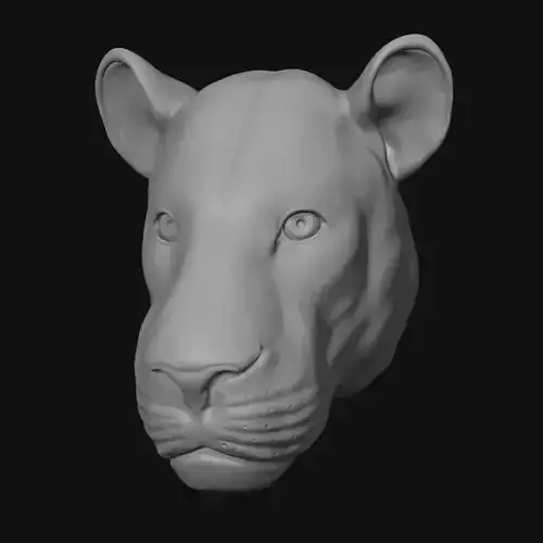 Lion Head 3D print model