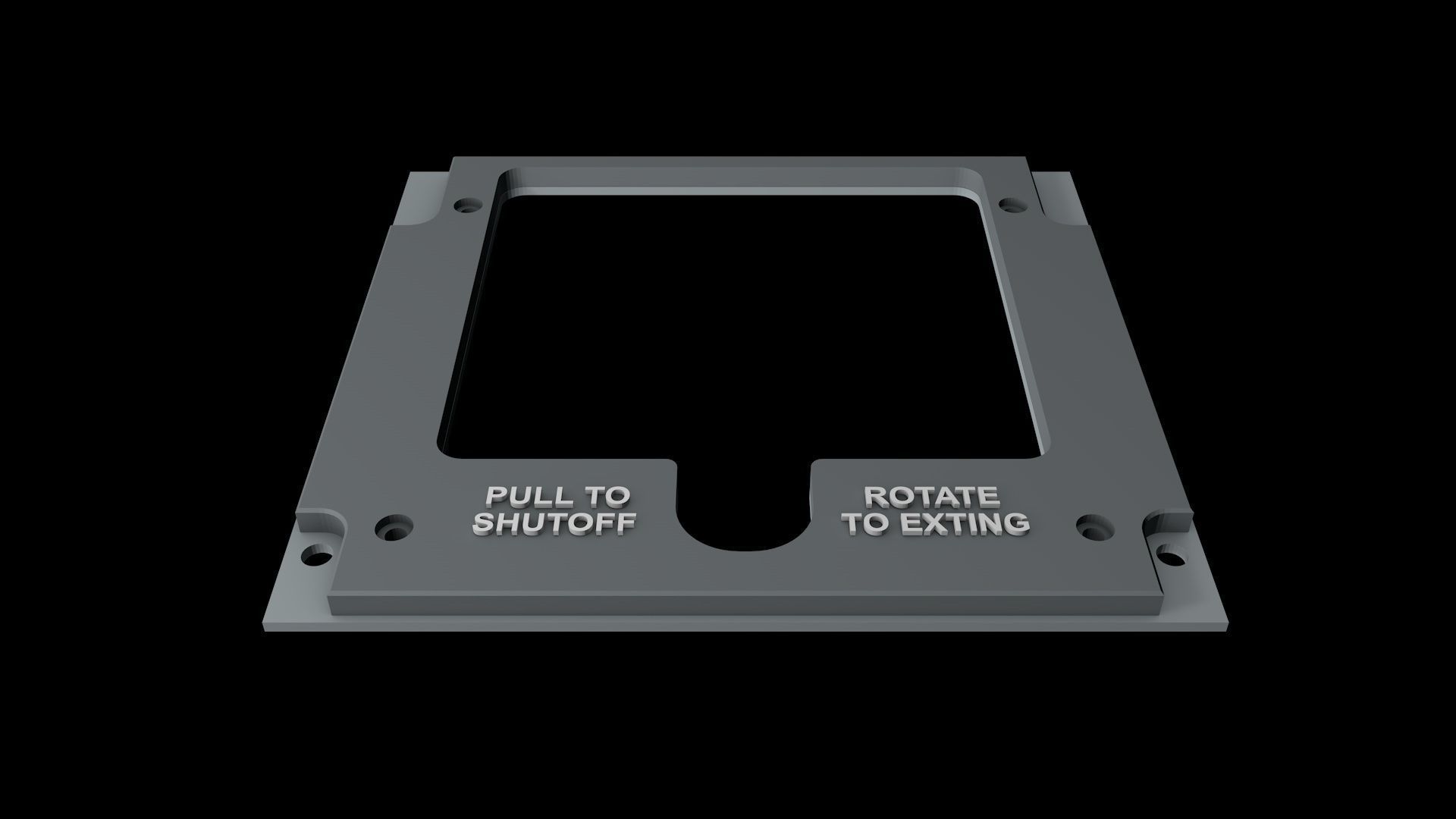 EMBRAER E1 OVERHEAD - FIRE PANELS 3D print model_2
