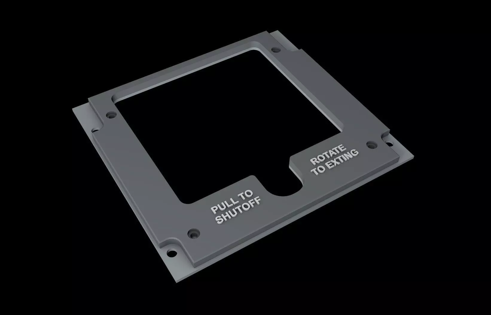 EMBRAER E1 OVERHEAD - FIRE PANELS 3D print model_0