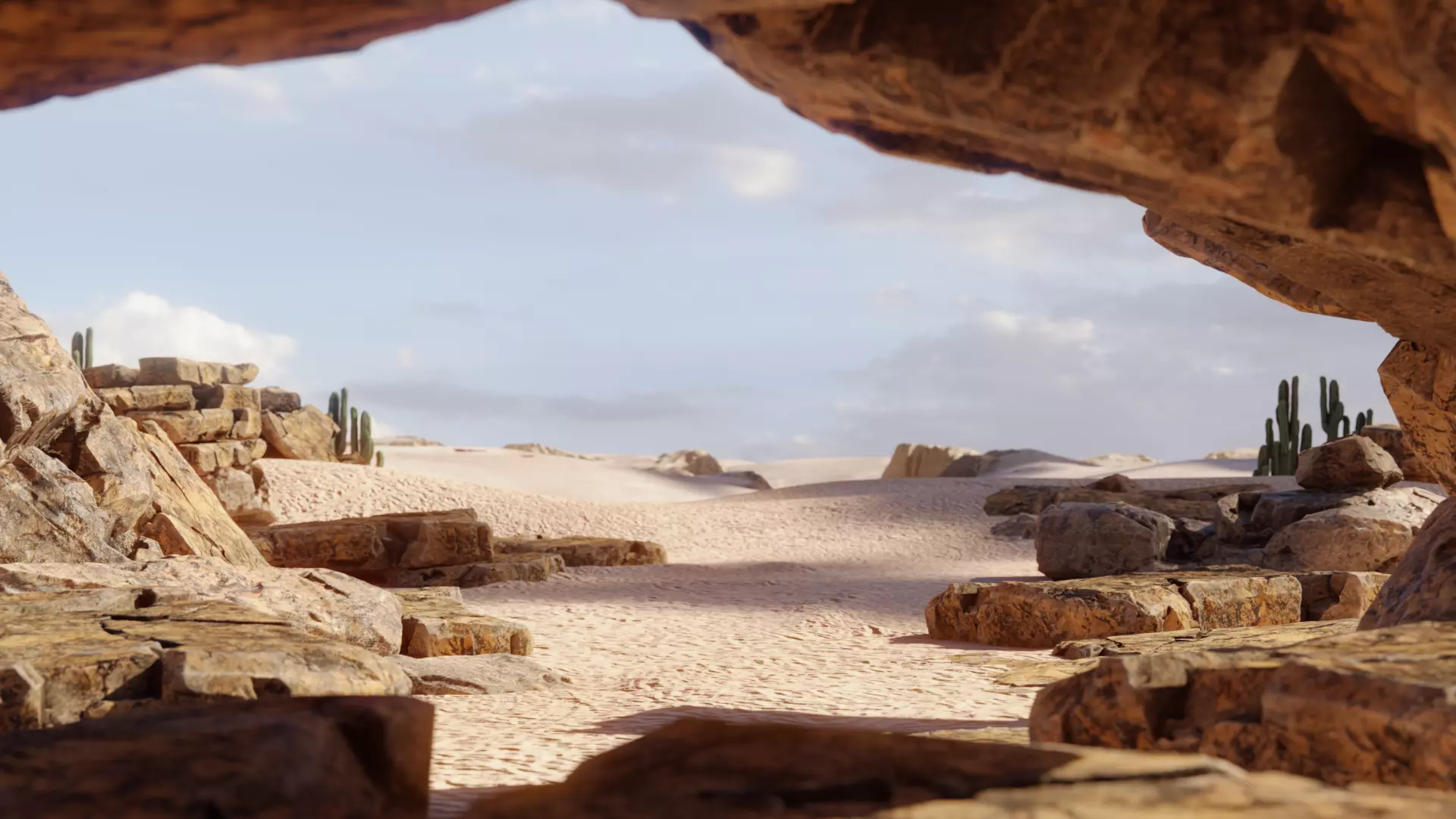 Desert Landscape 3D model