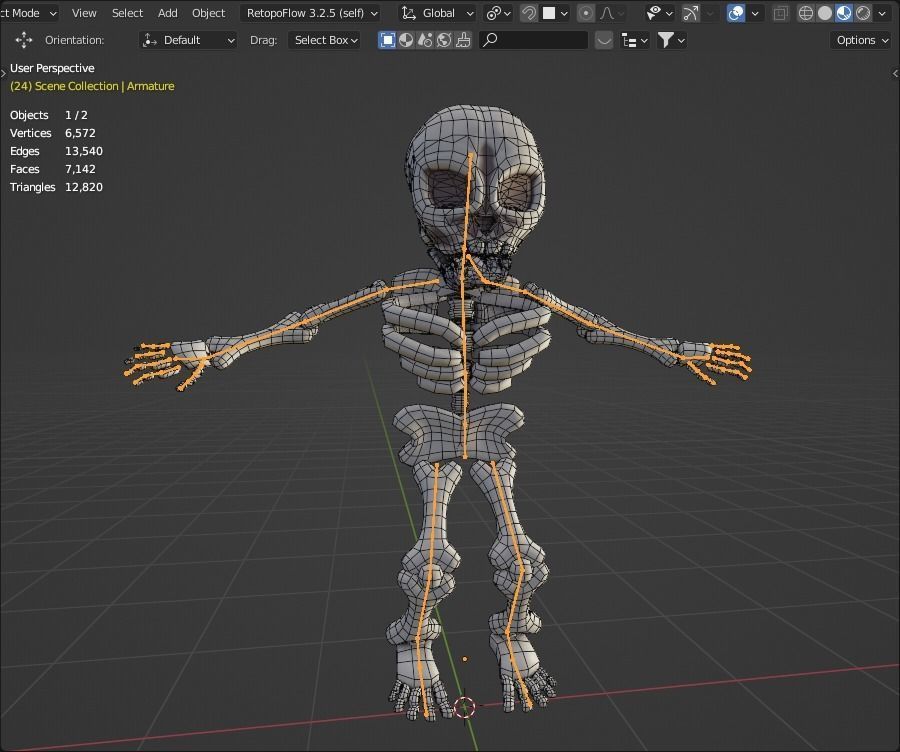 3D model Skull Bone Character VR / AR / low-poly | CGTrader