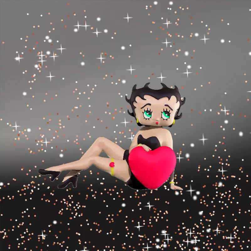 Betty Boop Love 3D print model_0