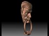 Door knocker Trump 3D printable 3D print model_1