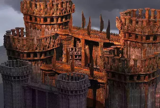 Fantasy King Henry Fortress walls 