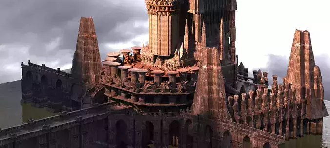 Celts Overlord Fortress Kitbash 2