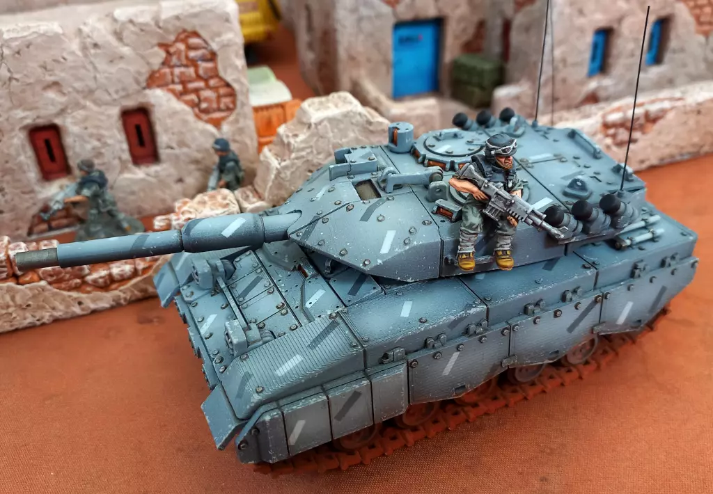 Extra Leopard Turrets - 28mm Sci-Fi 3D print model
