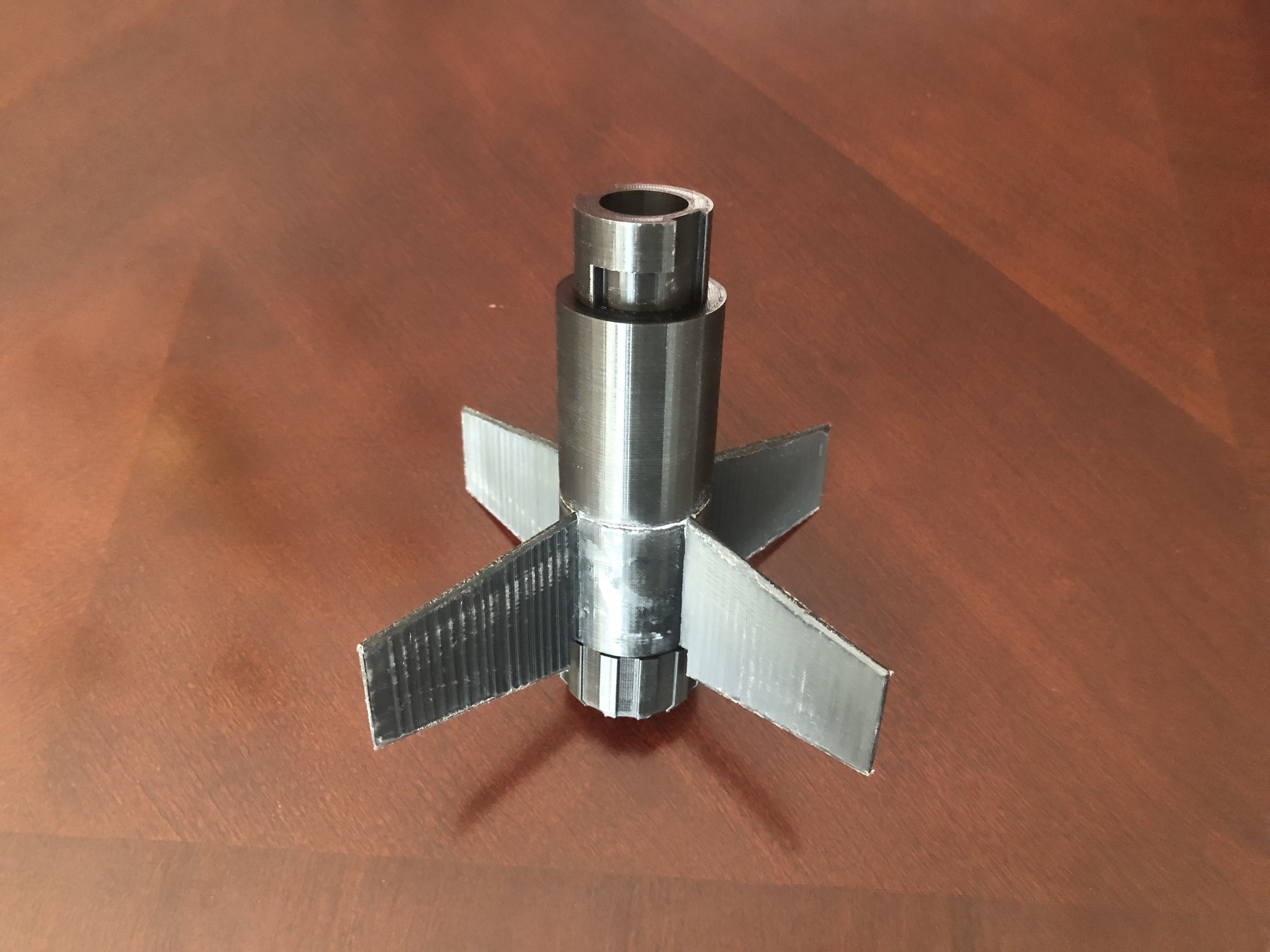 ARCOMET E-SIZE MODEL ROCKET 3D model_2