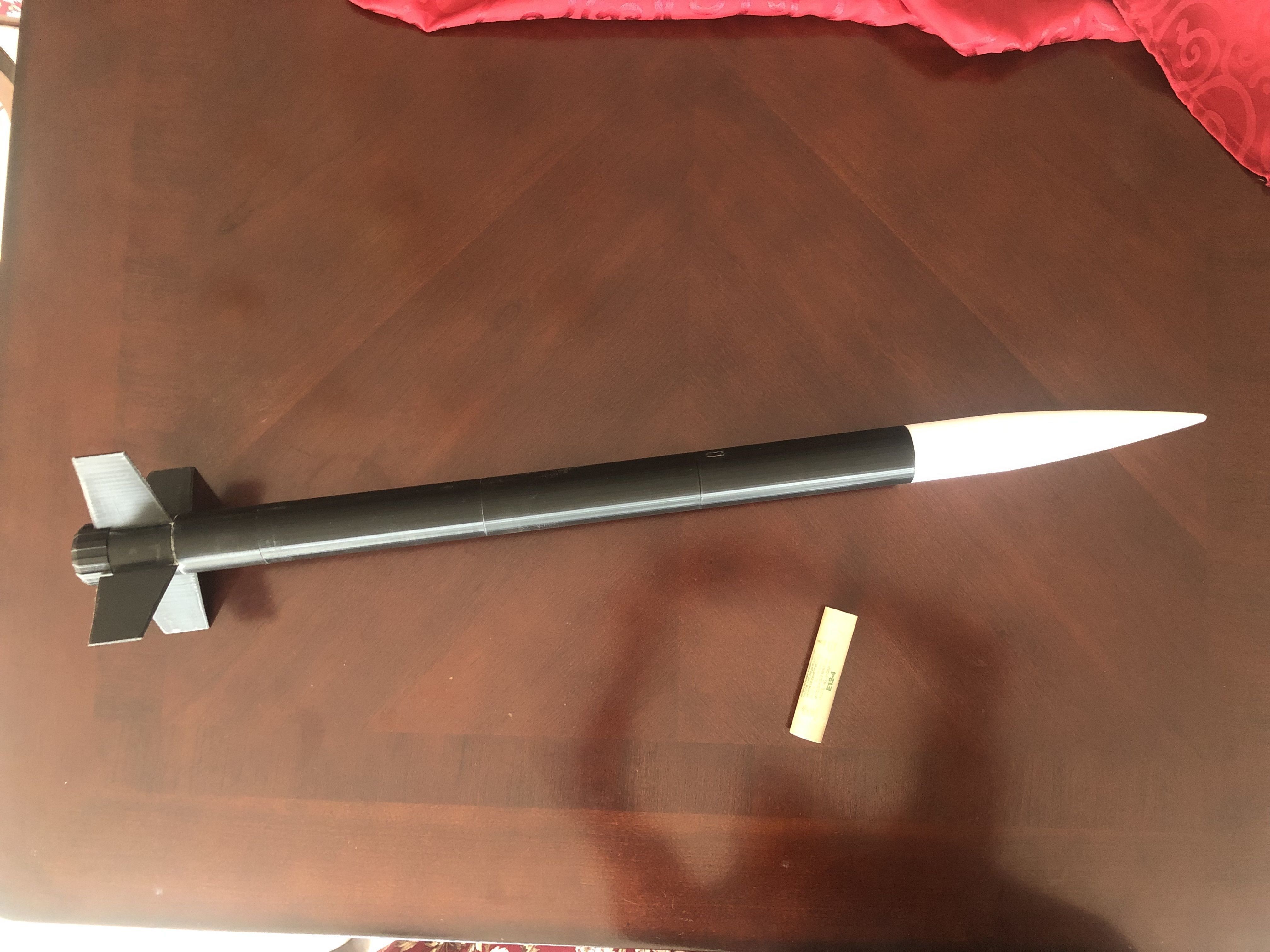 ARCOMET E-SIZE MODEL ROCKET 3D model_1