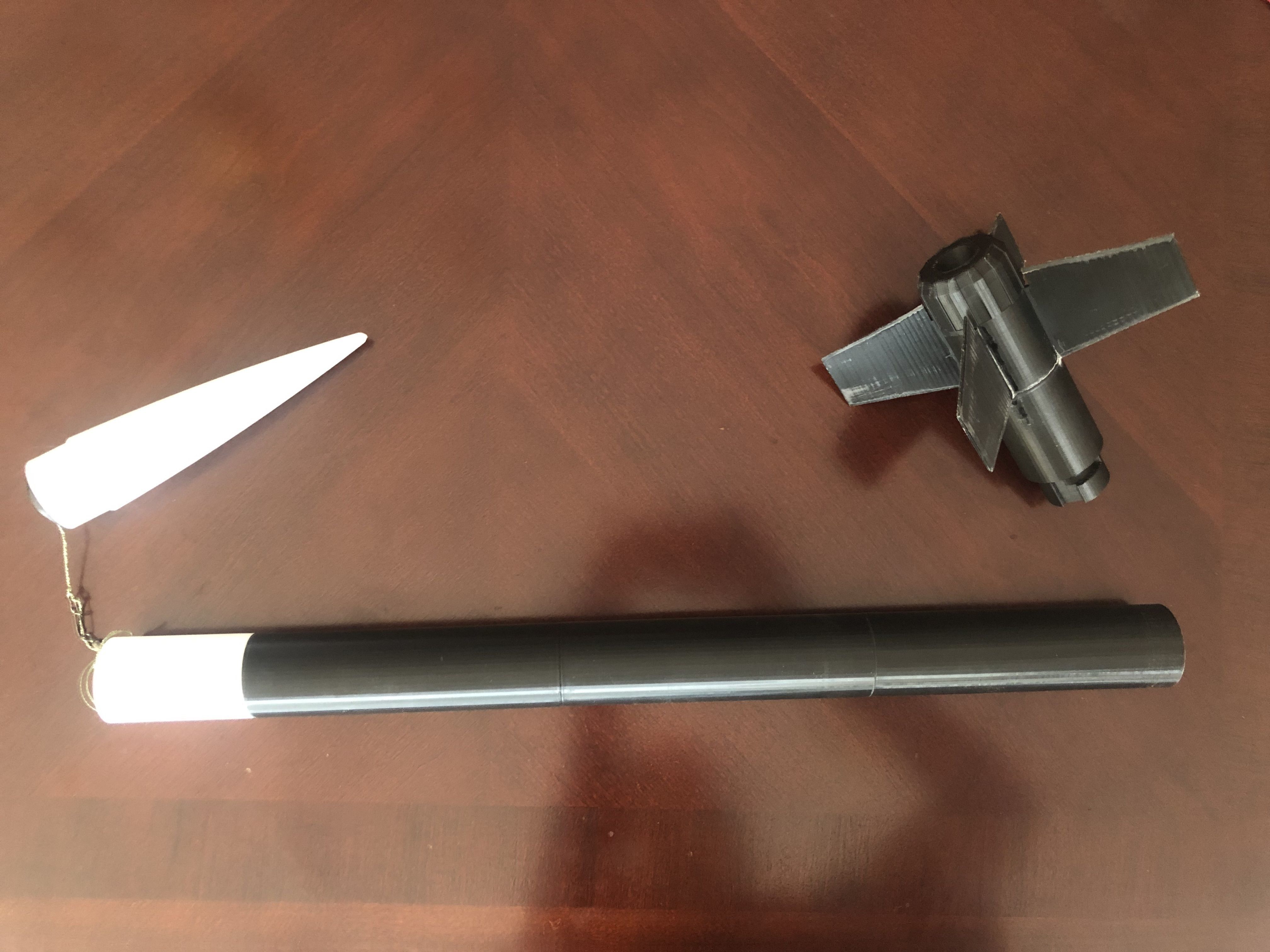 ARCOMET E-SIZE MODEL ROCKET 3D model_6