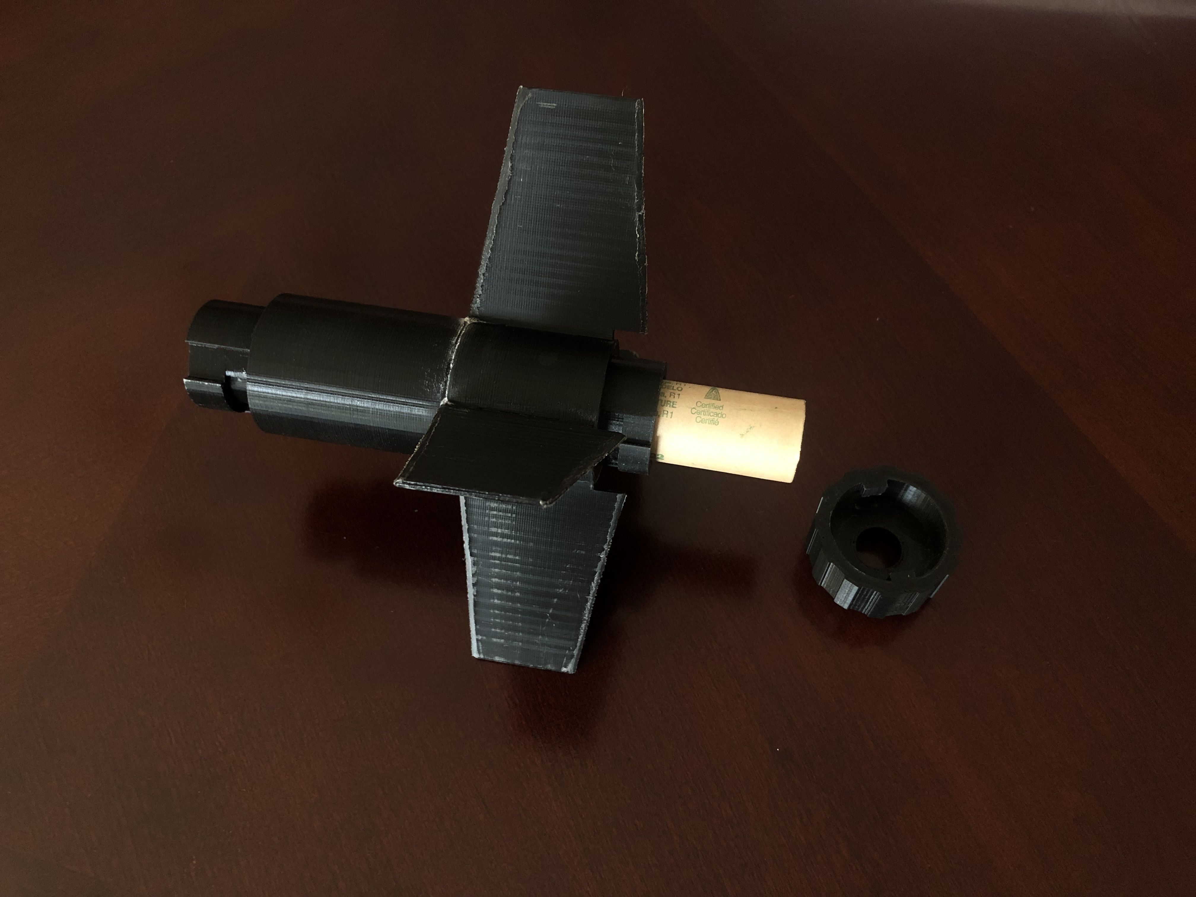 ARCOMET E-SIZE MODEL ROCKET 3D model_4