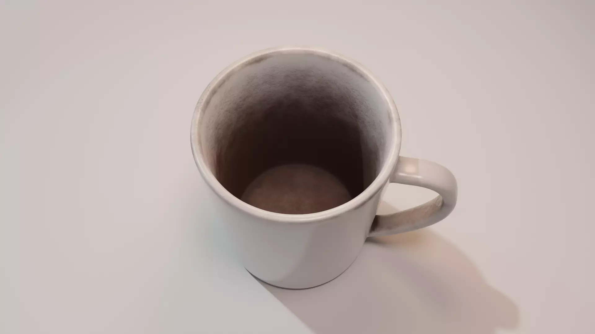 Dirty Cup Free low-poly 3D model